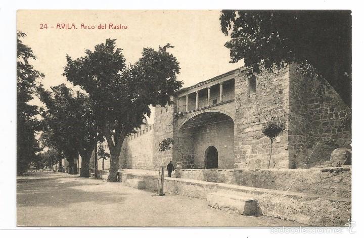 Postales: AVILA .- ARCO DEL RASTRO .- FOTOTIPIA THOMAS N&ordm; 24