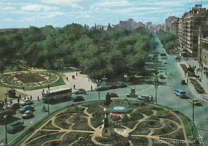 Postales: N&ordm; 26480 POSTAL VALLADOLID PLAZA Y PASEO DE ZORRILLA