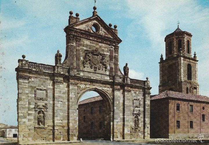 Postales: N&ordm; 26554 POSTAL SAHAGUN LEON ARCO DE SAN BENITO