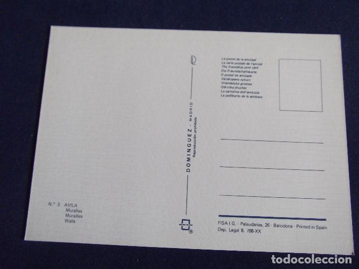 Postales: AVILA-V23-MURALLAS - Foto 2