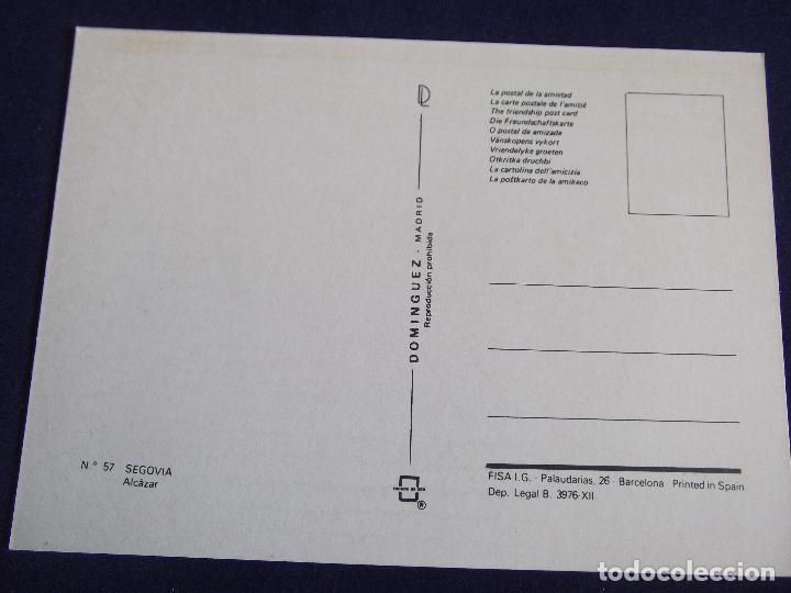 Postales: SEGOVIA-V23- ALCAZAR - Foto 2