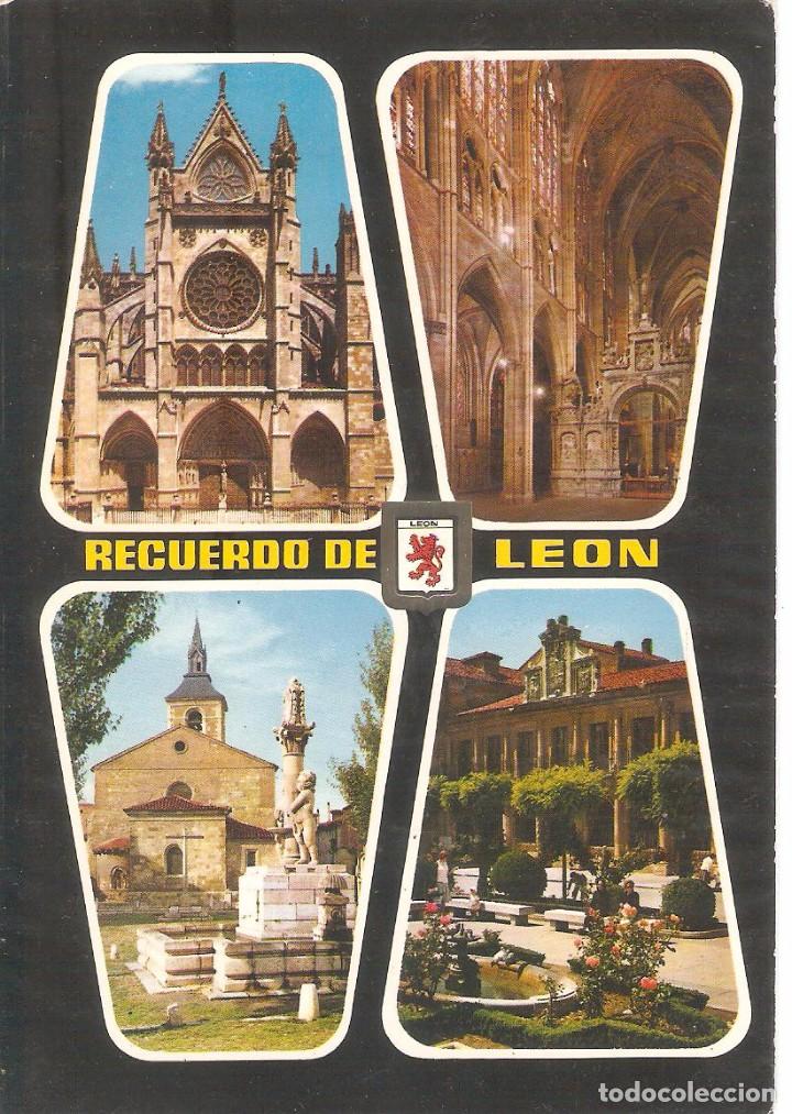 Postales: LEON, CATEDRAL, SUBIRATS CASANOVAS, , CIRCULADA CON SU SELLO