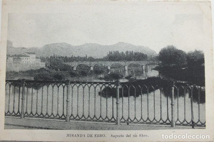 Postales: Miranda de Ebro . Aspecto del rio Ebro - Foto 1