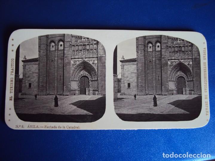 Postales: (ES-015) AVILA - FACHADA DE LA CATEDRAL