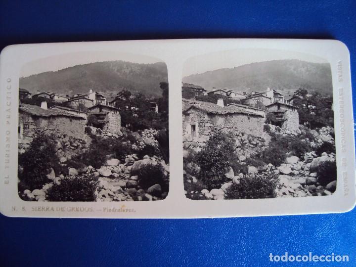 Postales: (ES-159) SIERRA DE GREDOS - PIEDRALABES . CASAS JUNTO AL RIO