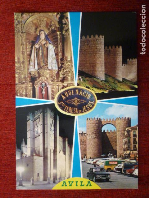 Postales: POSTAL AVILA (DIVERSOS ASPECTOS). ED. GARCIA GARRABELLA Y CIA. SIN ESCRIBIR. A&Ntilde;OS 60