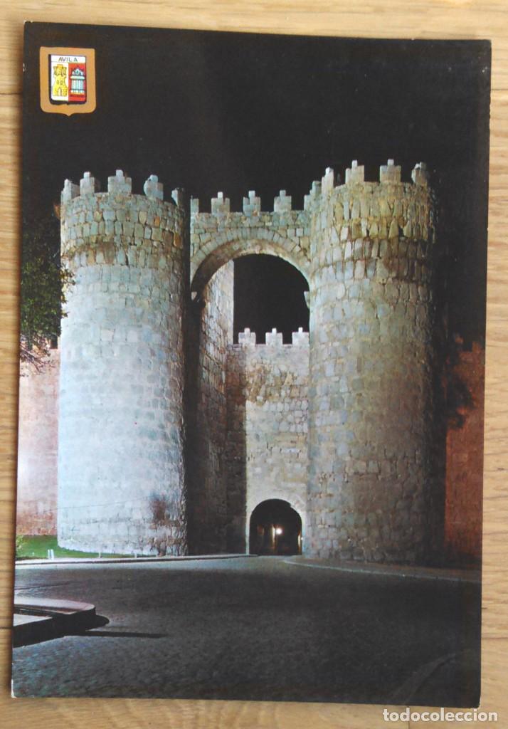 Postales: AVILA - PUERTA DE SAN VICENTE