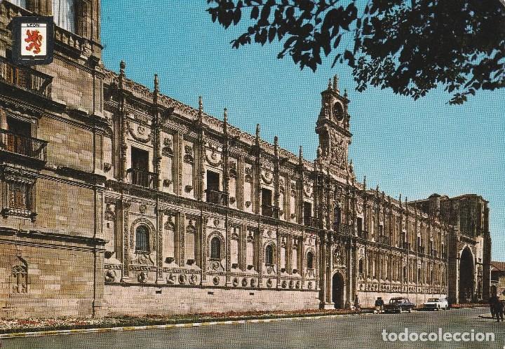 Postales: N&ordm; 28974 POSTAL LEON HOSTAL SAN MARCOS