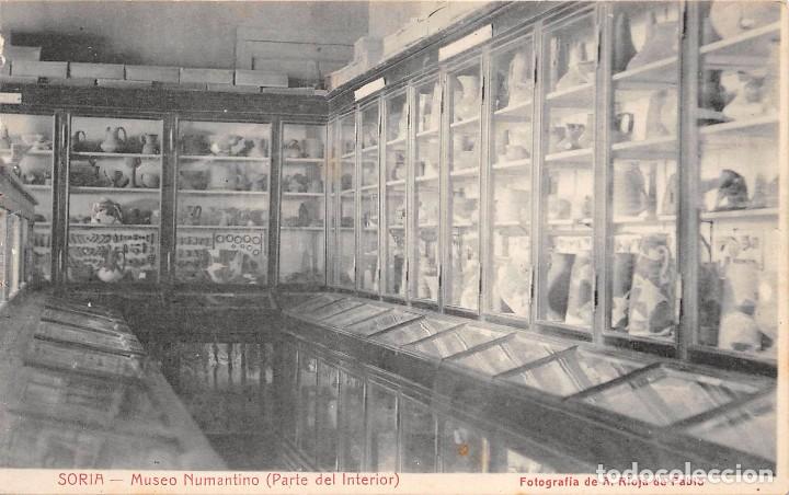 Postales: SORIA.- MUSEO NUMANTINO (PARTE DEL INTERIOR) - Foto 1