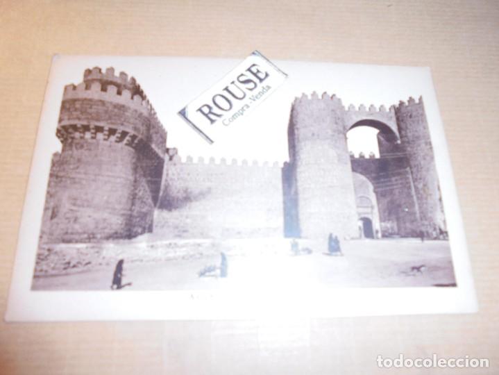 Postales: AVILA - MURALLAS . PUERTA DEL ALCAZAR - CLIXE L. ROISIN 14X9 CM.