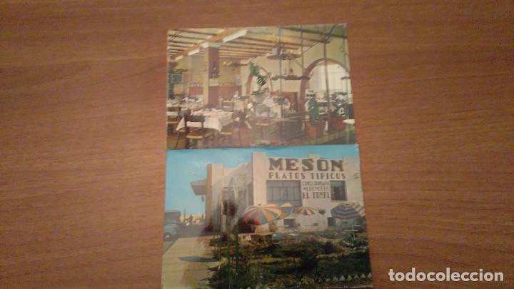 Postales: 2 POSTALES MESON RUTA GALLEGA RIEGO DE LA VEGA LEON SIN CIRCULAR