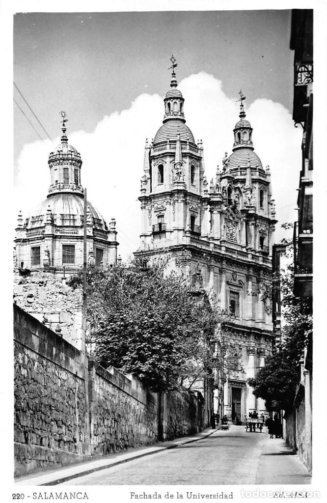 Postales: SALAMANCA.- FACHADA DE LA UNIVERSIDAD