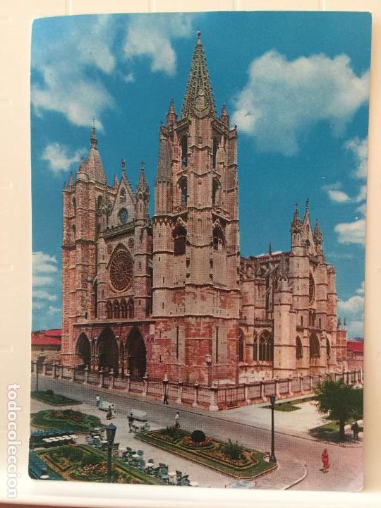 Postales: POSTAL LE&Oacute;N. LA CATEDRAL. ED. ARRIBAS. SIN CIRCULAR. - Foto 1