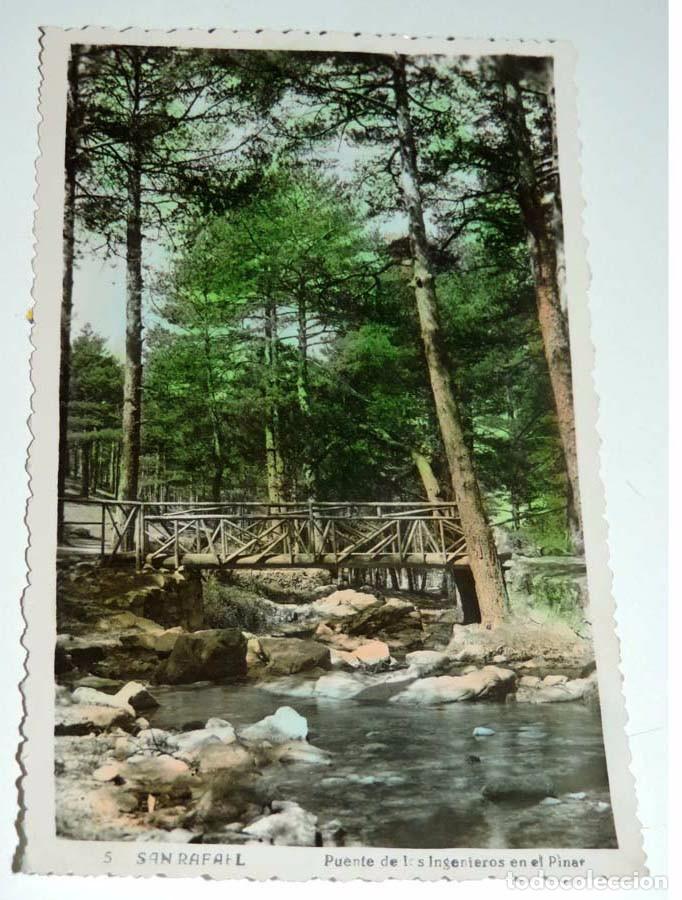 Postkarten: FOTO POSTAL DE SAN RAFAEL, PUENTE DE LOS INGENIEROS EN EL PINAR, N.5, NO CIRCULADA.