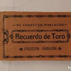Postales: LIBRO 24 POSTALES RECUERDO DE TORO (ZAMORA) - COLECCIÓN CARBAJOSA - FOTOTIPIA DE HAUSER Y MENET. Lote 68986589
