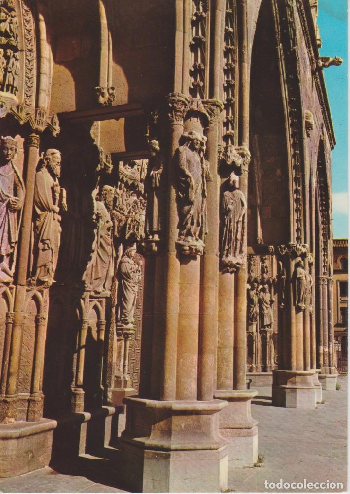 Postales: (3) LEON. CATEDRAL. PORTICO Y VIRGEN BLANCA .. SIN CIRCULAR