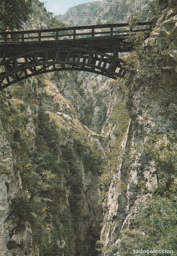 Postales: N&ordm; 29481 POSTAL PUENTE DE BOLIN RIO CARES LEON