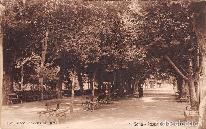 Postales: SORIA.- PASEO DE LA ALAMEDA - Foto 1