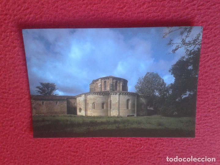 Postales: TARJETA TIPO POSTAL O SIMILAR POSTCARD LEON MONASTERIO CISTERCIENSE DE GRADEFES VISTA ABSIDES HUERTA