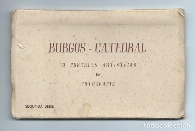 Postales: &Aacute;LBUM DESPLEGABLE. 10 POSTALES. SEGUNDA SERIE.BURGOS-CATEDRAL. EDICIONES MANIPEL