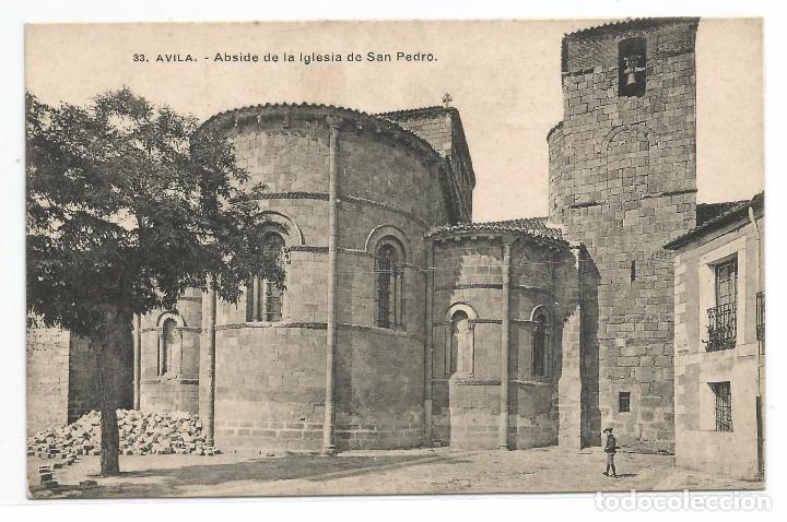 Postkarten: AVILA .- N&ordm; 33 .- ABSIDE DE LA IGLESIA DE SAN PEDRO .- FOTO LACOSTE