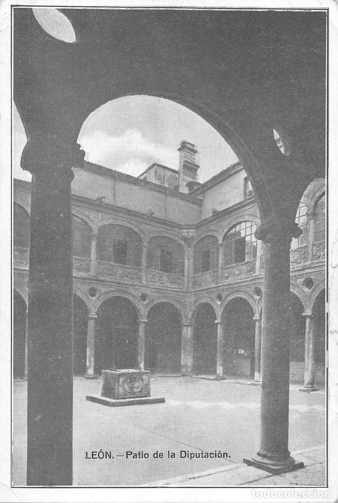 Postales: LE&Oacute;N.- PATIO DE LA DIPUTACION - Foto 1