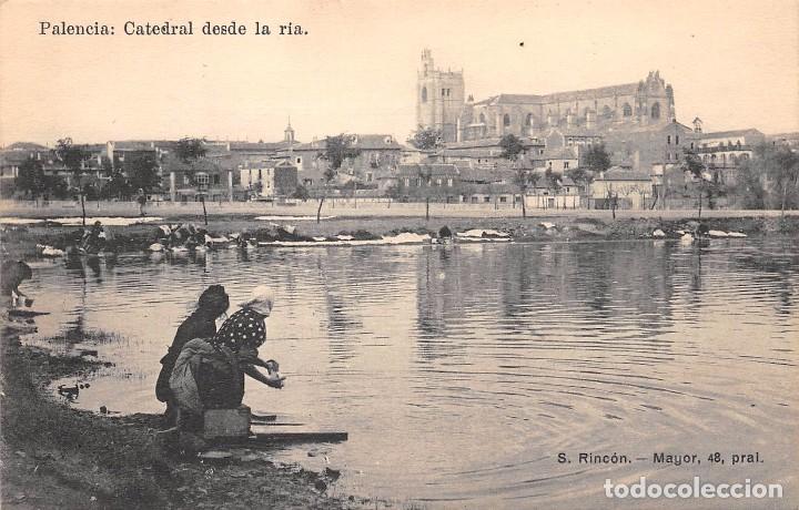 Postales: PALENCIA.- CATEDRAL DESDE LA RIA