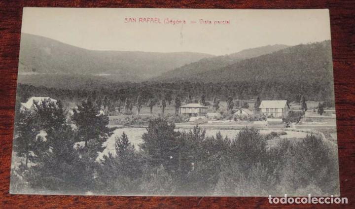 Postales: POSTAL DE SAN RAFAEL(SEGOVIA), VISTA PARCIAL, CIRCULADA EN 1916.