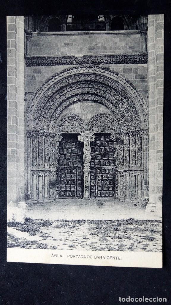Postales: POSTAL AVILA - PORTADA DE SAN VICENTE , FOTOTIPIA HAUSER Y MENET