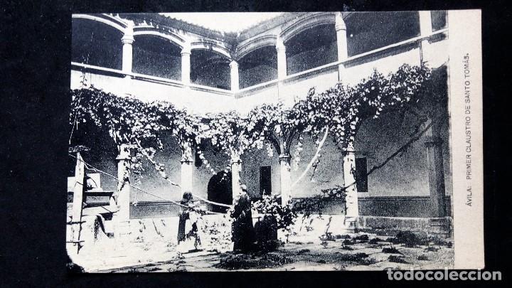 Postales: POSTAL AVILA - PRIMER CLAUSTRO DE SANTO TOMAS , FOTOTIPIA HAUSER Y MENET