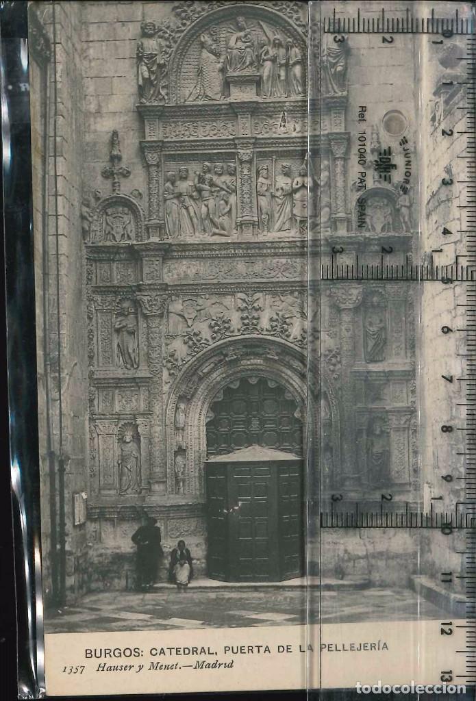 Postales: BURGOS CATEDRAL PUERTA - Foto 1