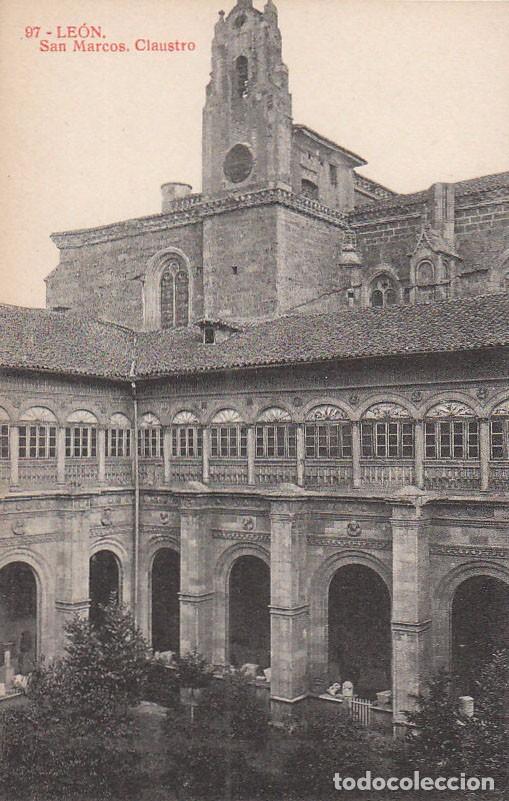 Postales: Le&oacute;n, san Marcos, claustro, Editor: Thomas n&ordm; 97 - Foto 1