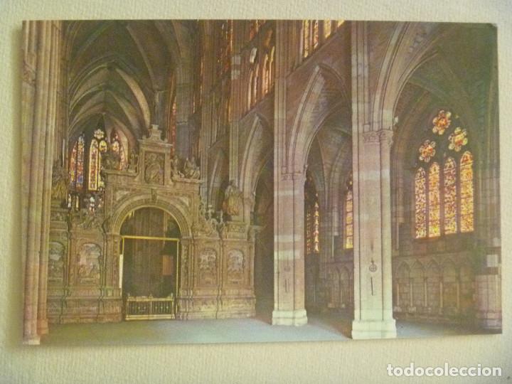 Postales: POSTAL DE LEON : CATEDRAL, NAVE CENTRAL