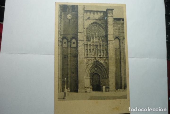 Postales: postal avila catdral -fachada pral. circulada --cm