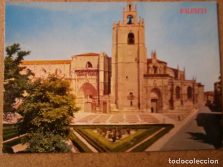 Postales: POSTAL LIBROS ARTE PALENCIA - 420 PALENCIA LA CATEDRAL EDICIONES PARIS SIN ESCRIBIR BUEN ESTADO