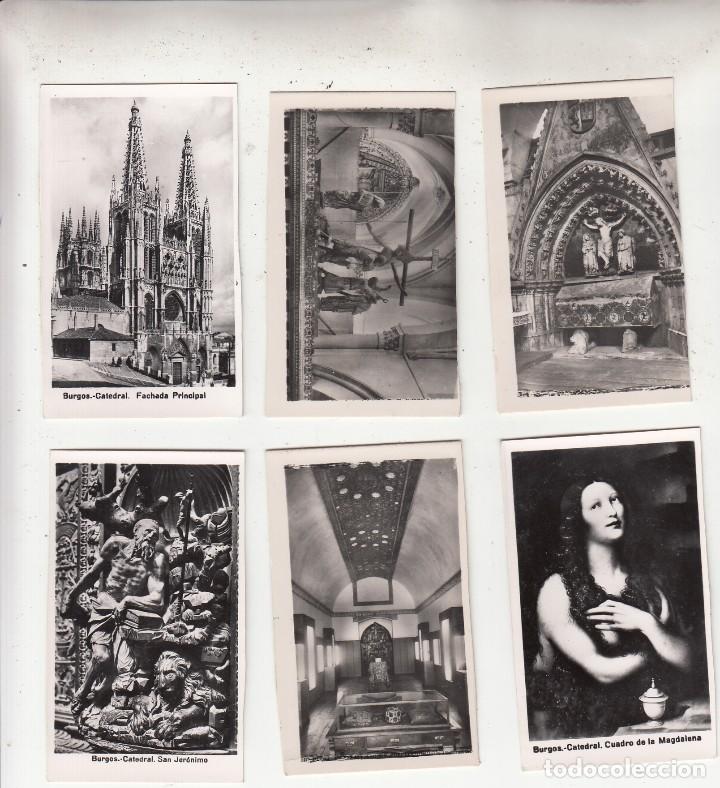 Postales: 6 FOTO-POSTALES DE LA CATEDRAL DE BURGOS. DE 57 X 95