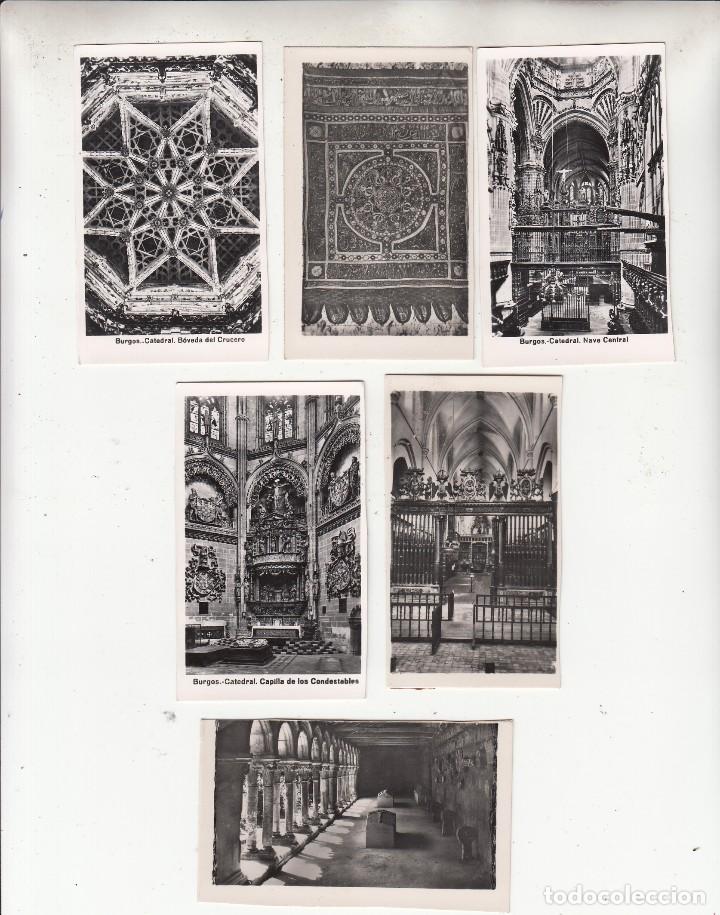 Postales: 6 FOTOS-POSTALES DE LA CATEDRAL DE BURGOS