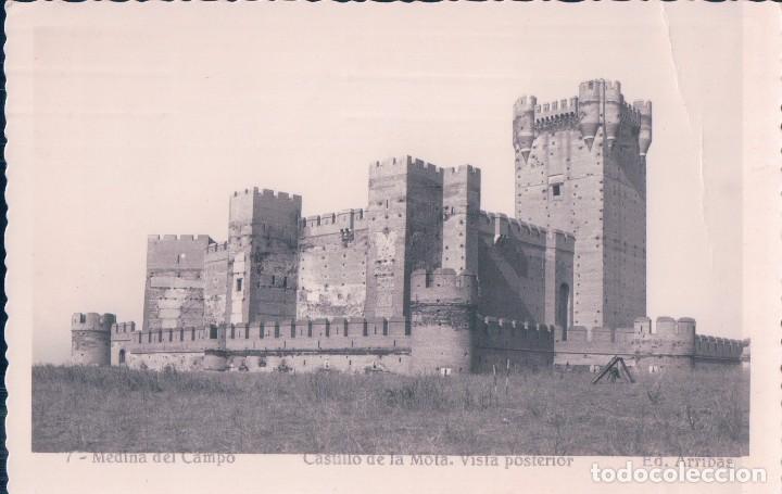 Postcards: POSTAL MEDINA DEL CAMPO 7 - CASTILLO DE LA MOTA - VISTA POSTERIOR - ARRIBAS - VALLADOLID - ESCRITA