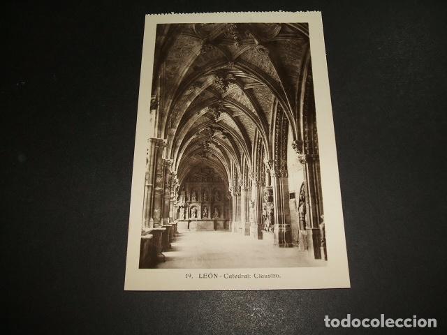 Postales: LEON CATEDRAL CLAUSTRO - Foto 1