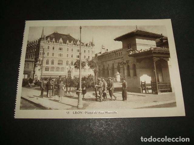 Postales: LEON PLAZA DE SAN MARCELO - Foto 1