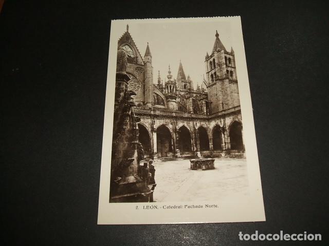 Postales: LEON CATEDRAL FACHADA NORTE - Foto 1