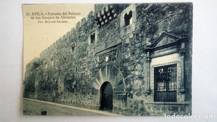Postales: POSTAL AVILA - PORTADA DEL PALACIO DE LOS DUQUES DE ABRANTES