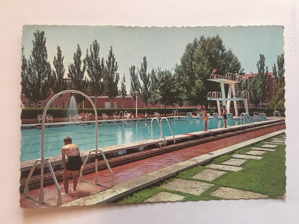 Postales: Postal de Palencia - piscina - Foto 1