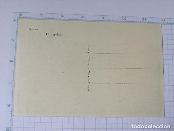 Postales: ANTIGUA POSTAL - BURGOS - EL ESPOLON - Foto 2