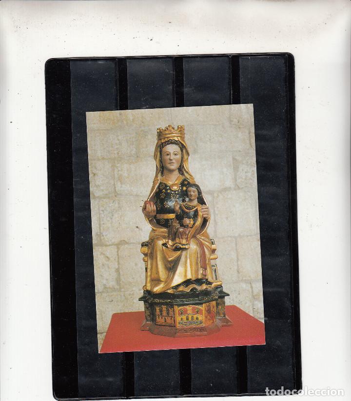Postales: N&ordm; 32. COVARRUBIAS. VIRGEN DE CIREZUELOS O DEL CEREZO. S. XIV