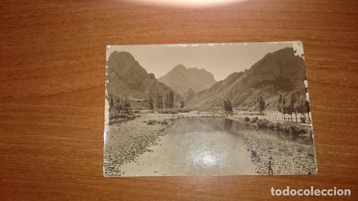 Postales: POSTAL RIA&Ntilde;O PUENTE DEL CAMPAMENTO Y RIO ESLA SIN CIRCULAR