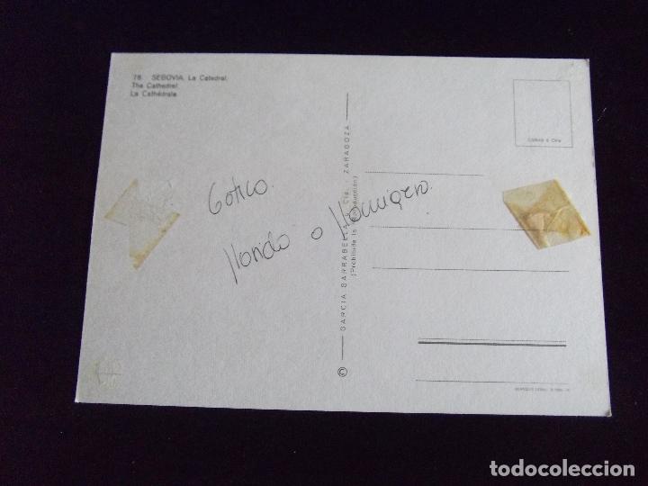 Postales: SEGOVIA-V43-LA CATEDRAL - Foto 2