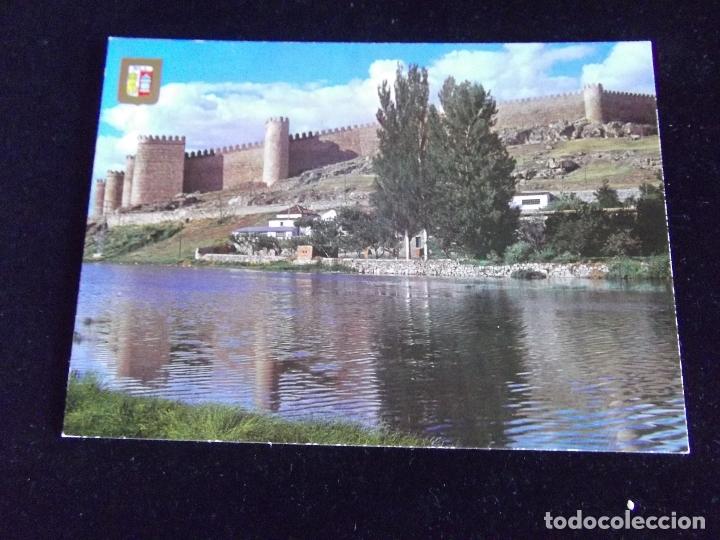 Postales: AVILA-V43-ESCUDO DE ORO-RIO ADAJA Y MURALLAS