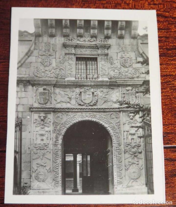 Postales: ANTIGUA FOTOGRAFIA DE AVILA, PORTADA DE LA ACADEMIA DE INTENDENCIA, 13, MIDE 9 X 6,5 CMS.