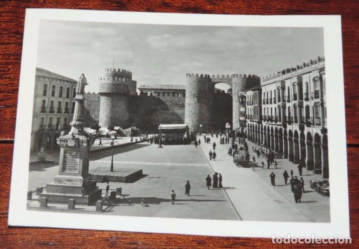 Postales: ANTIGUA FOTOGRAFIA DE AVILA, PLAZA DE SANTA TERESA, 19, MIDE 9 X 6,5 CMS.